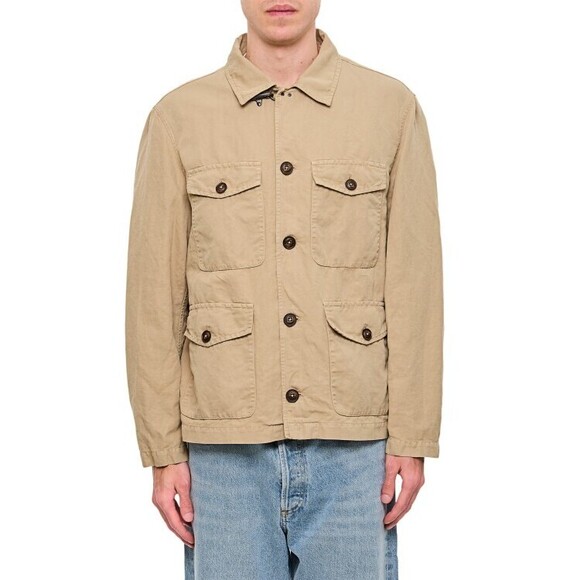 Fay Beige Front Button Closure Fay Explorer Jacket - NWT